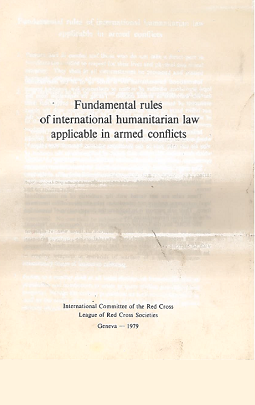 Fundamental rules of international humanitarian law applicable in armed conflicts