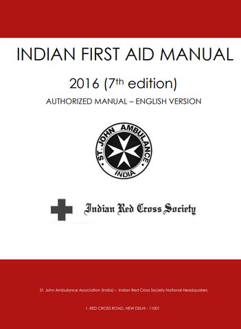 Indian First Aid Manual